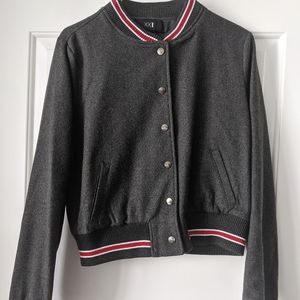 Forever 21 Dark Grey Button Up Jacket Size Large